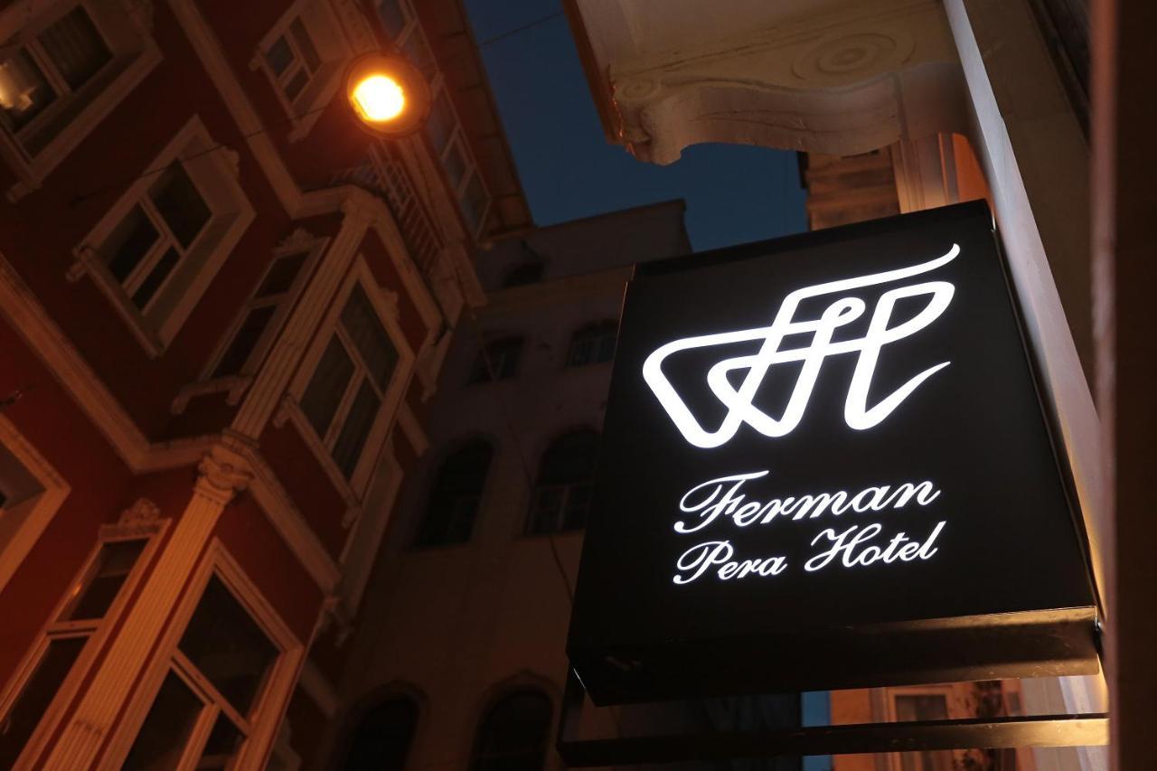 Ferman Pera Hotel Isztambul Kültér fotó